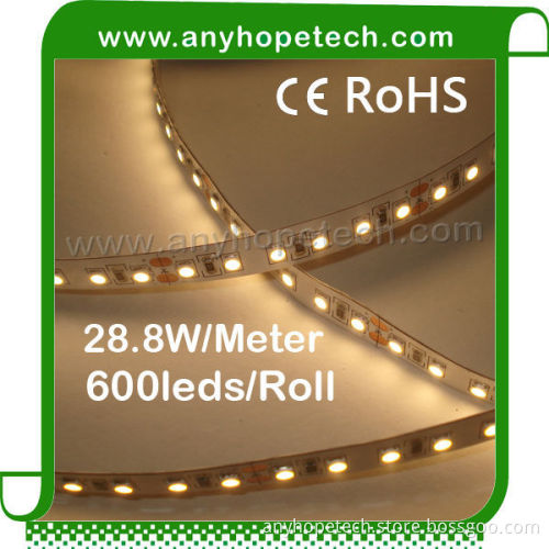 Waterproof outdoor IP68 CRI80 2400K RGB flexible led stripe